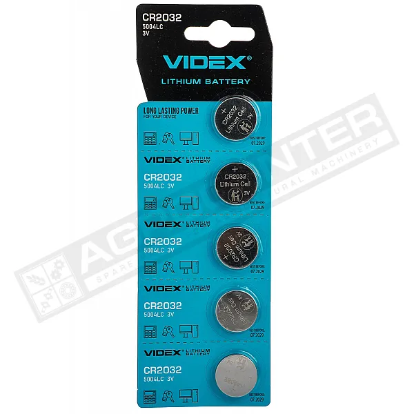 Lithium battery CR2032 VIDEX 1pc - 1