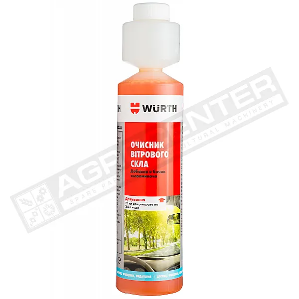 Омивач скла літній / концентрат 250ml (1:100) персик WURTH (08923333250) - 1