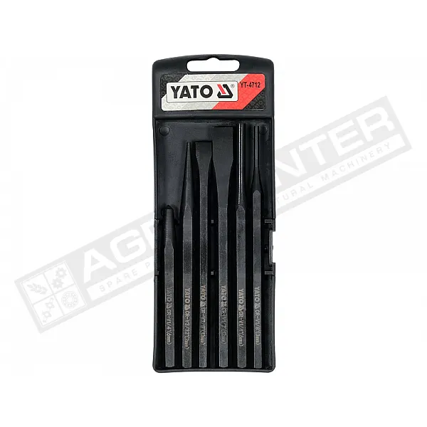 Set of chisels, corers and punches (punches) YATO, Set of 6 pcs. - 1