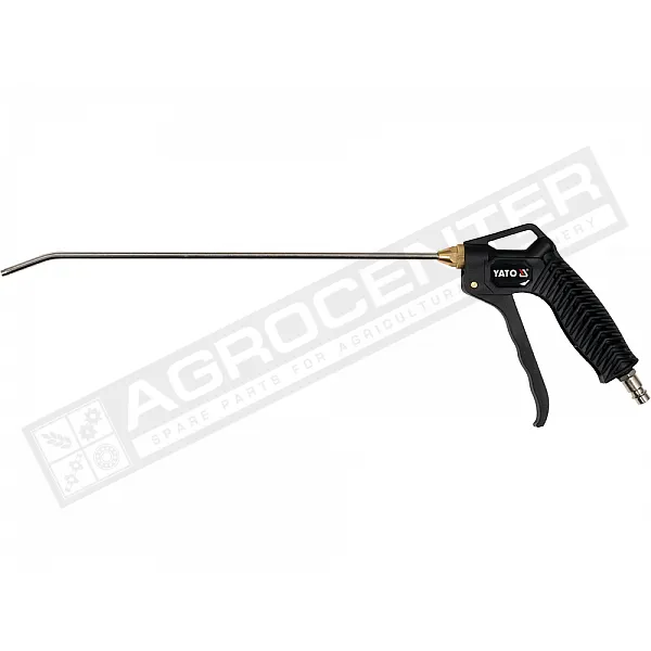 Пістолет продувний YATO з соплом I=320mm. d=1/4", для тиску - 0,8 MPa - 1