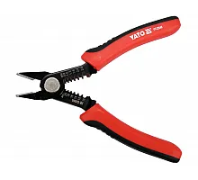 Side cutters for electrical conductors YATO L=140mm. with insulation stripper d=0.8-2.6 mm²