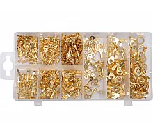 Terminals (tips) for contact with electrical conductors YATO, 3 types; 450 pcs.