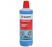 Концентрат зимового омивача PLUS WURTH, -63°C, 1I (0892332840), Омивач скла зимовий
