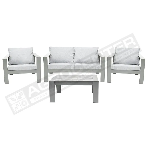 Laguna garden furniture set (light gray) DAMIANS (KM-000001) - 1