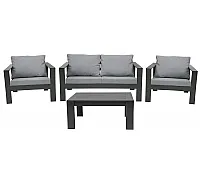 Set of garden furniture Mono (dark gray) DAMIANS (KM-000002)