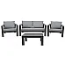 Set of garden furniture Mono (dark gray) DAMIANS (KM-000002) - 1