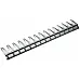 176138 Upper sieve louver (comb) B=53mm (22mm) - S (L=320mm) (195) - 1