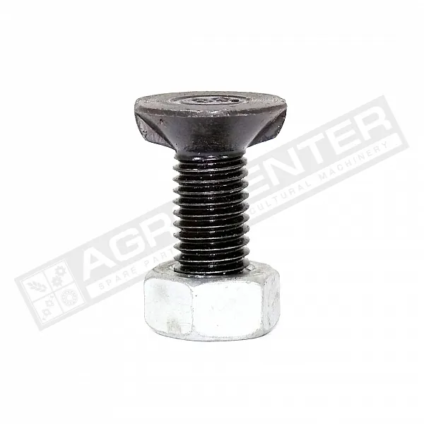 M12*35 Болт + гайка ( 15060351 / 632903512 ) 8.8 DIN 11014 UNIBOLT - 1