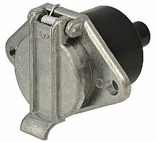 Гніздо 7 контактів 24V "S" ( алюміній ) KAMAR