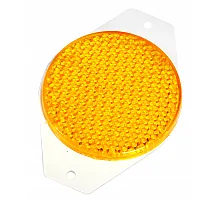 Светоотражатель круглый оранжевый UO75L KAMAR
