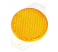 Reflector round orange UO75L KAMAR