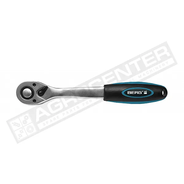 Тріскачка реверсивна , Cr-v, 1/4", BERG (52-031) - 1