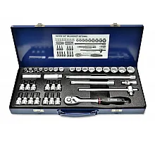 Socket Set 3/8", 37 pcs, Cr-v, Konner (52-230)