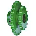 AH125782 Зірочка Z22/Z15 t19.05 [John Deere] HEAVY-PARTS ORIGINAL - 1