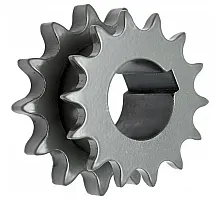 645333.1 Звездочка двойная d35 z13/z14 t19.05/t15.875 [Claas] HEAVY-PARTS ORIGINAL, 645333