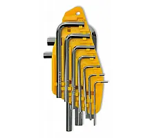 Set of L-shaped hex keys 10pcs (1,5-10mm) Technics (49-110)