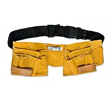Leather tool belt, 10 compartments Technics (16-701)