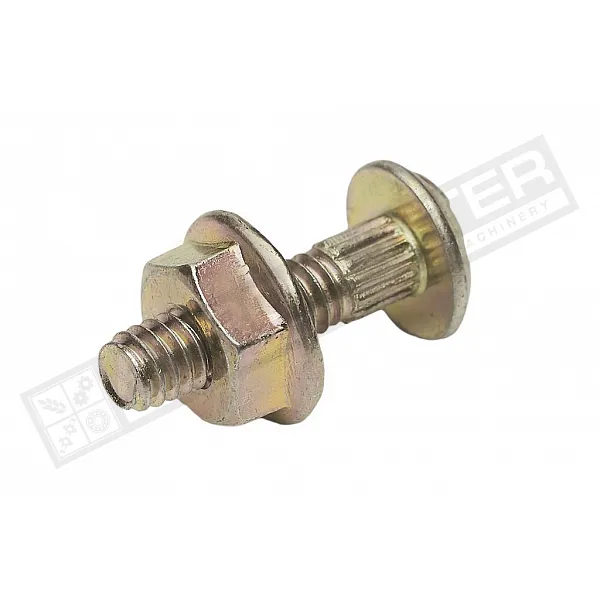 H125891 + H125892 Болт + гайка сегмента ножа короткий 5,5*16 ( в упаковці - 50шт. ) FARMING Line - 1