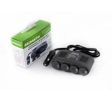 Car cigarette lighter splitter 4 in 1+USB BELAVTO