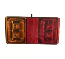 Ліхтар задній прямокутний 12/24V 16LED KAMAR