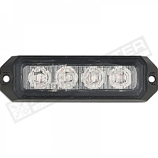 Проблисковий маячок 4*LED R65 R10 ( помаранчевий ) KAMAR - 1