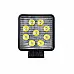 Фонарь дополнительный 9*LED точечный квадратный KAMAR (L0077S) - 1