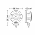 Ліхтар додатковий LED 17W ( круглий ) KAMAR - 2