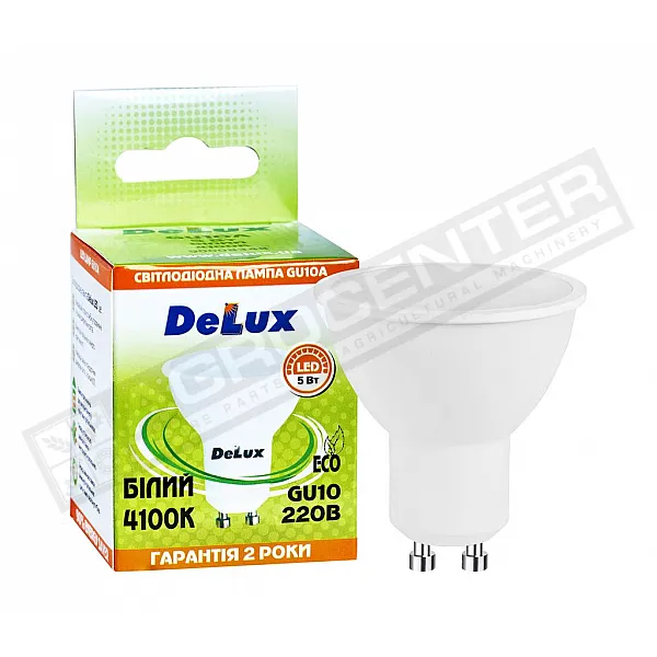 Світлодіодна лампа DELUX GU10A 5Вт 4100K 220B GU10 - 1