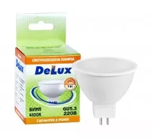 Світлодіодна лампа DELUX JCDR 7Вт 4100K 220B GU5.3