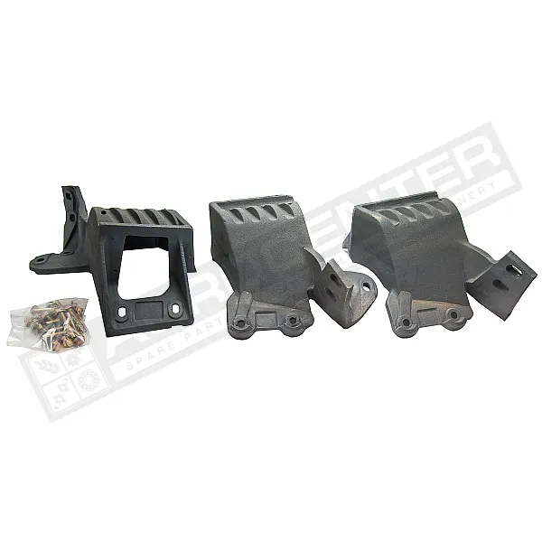 AH216674 Комплект бичей ротора комбайна [John Deere] 3шт + болты Parts Express USA - 1
