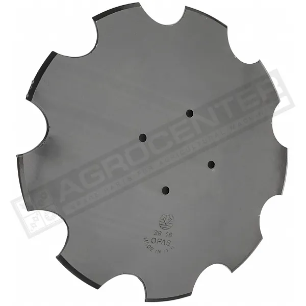 XL043 Диск бороны зубчатый 460*4mm 4отв. OFAS - 1