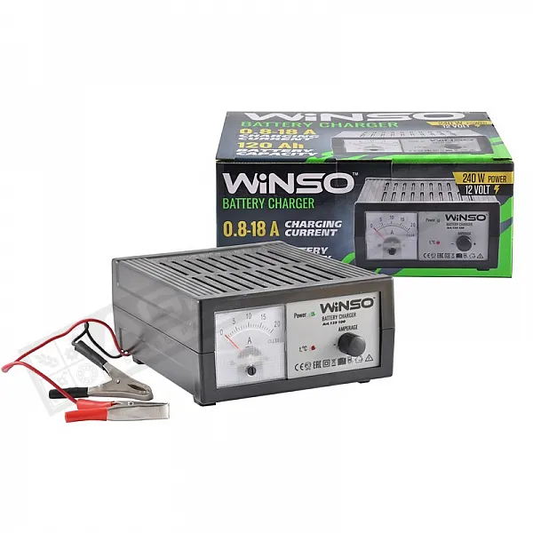 Battery charger 12V Max. charging current 18A. Capacity 120A WINSO (139100) - 1