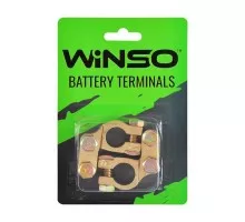 Battery terminals WINSO 2 pcs. blister, brass, 190g (146400)