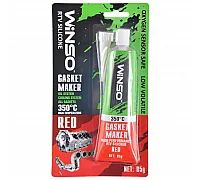 Герметик прокладок GASKET MAKER RED 85g +350⁰С високотемпературний, 100% силіконовий, червоний