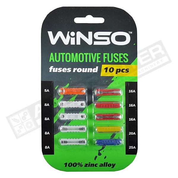 Cylindrical fuses 10 pcs. - 1
