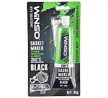Герметик прокладок GASKET MAKER BLACK 85g +350⁰С високотемпературний, 100% силіконовий, чорний