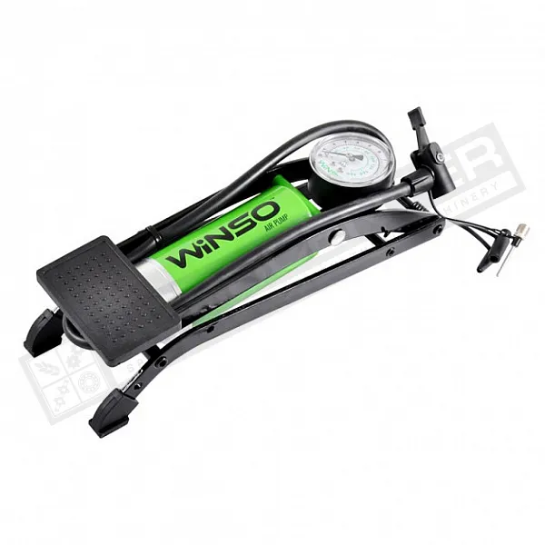 WINSO foot pump with manometer, cylinder 55*120 mm., 60 cm - 1