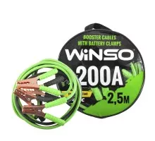 Jumper cables 200A/2.5m, round bag (138210) WINSO