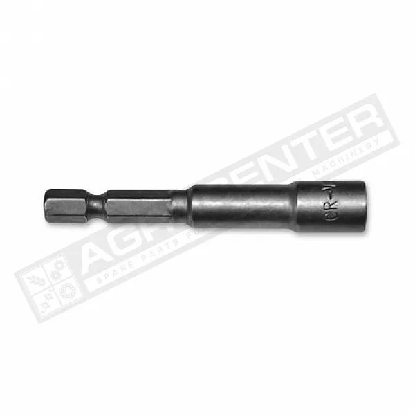 Головка для шуруповерта, магнітна, Cr-V, М10, 65мм Technics (50-233) - 1