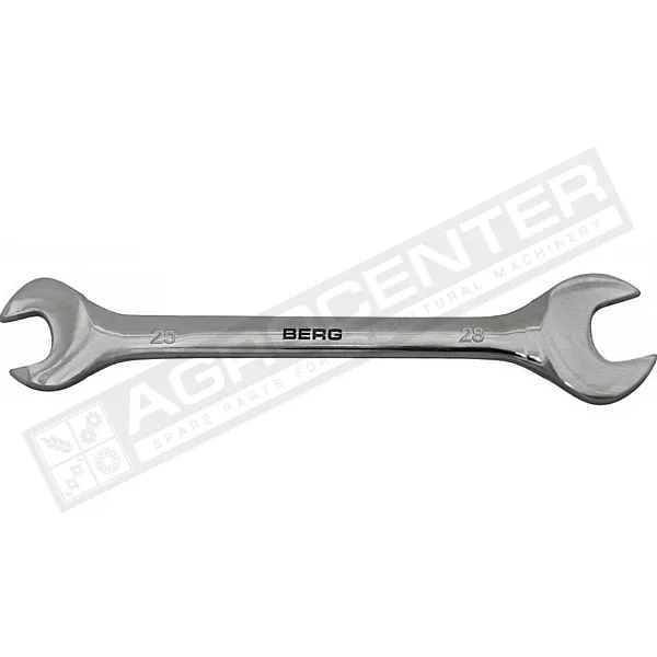 Double-sided angle wrench, Cr-V, 25*28mm BERG (48-116) - 1